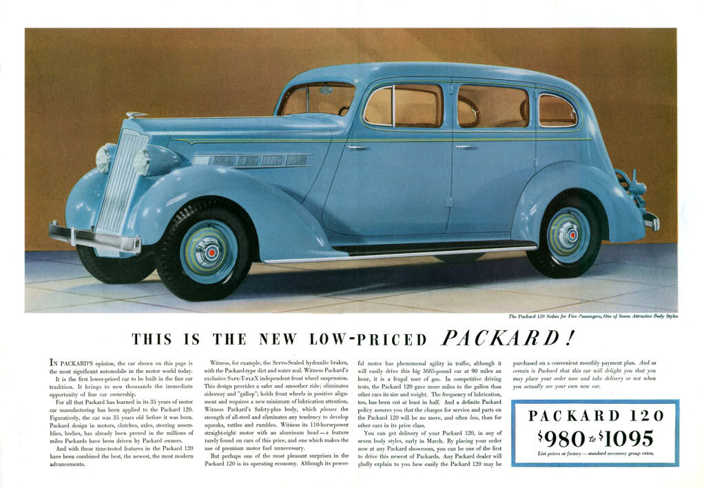 1935 Packard Auto Advertising